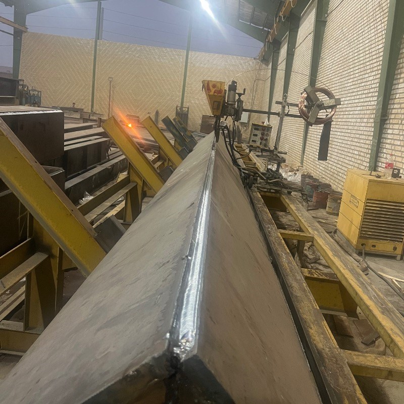 اسكلت فلزی در طبقات قابل سفارش