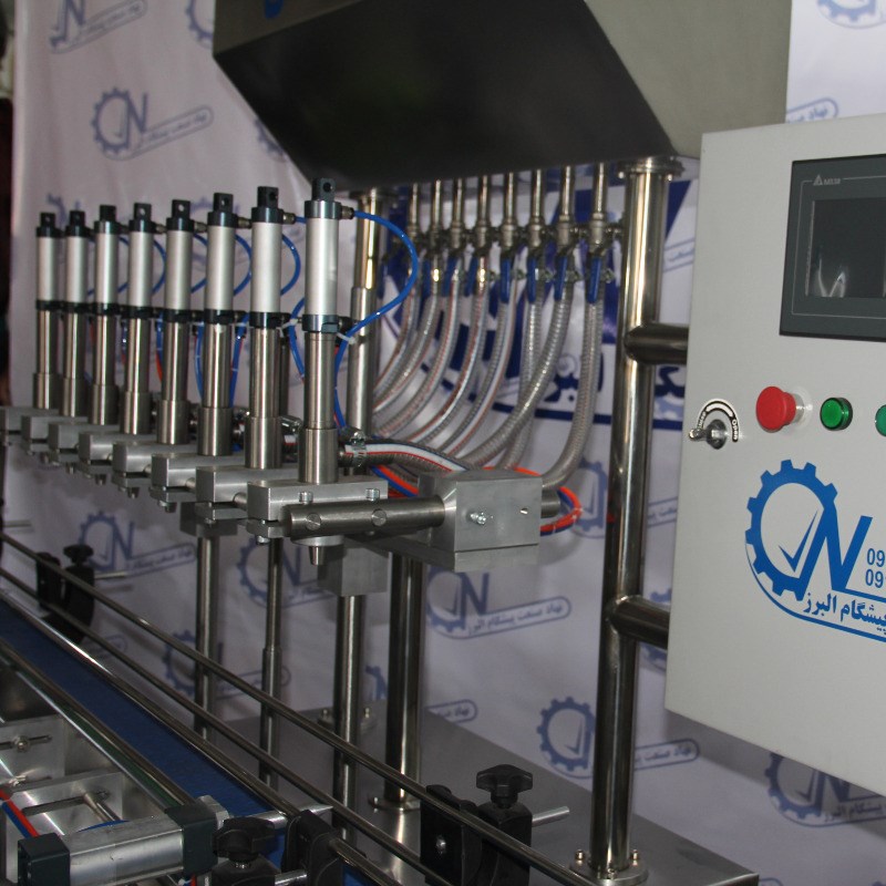 دستگاه پرکن مایعات غلیظ سلیندر پیستونی