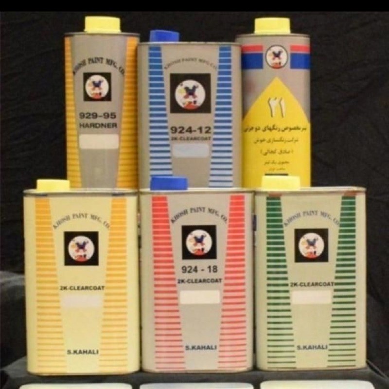 رنگ اتوموبیلی برند کحالی و پی کی