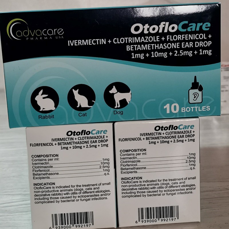 قطره گوش ادواکر مخصوص سگ گربه پرندگان