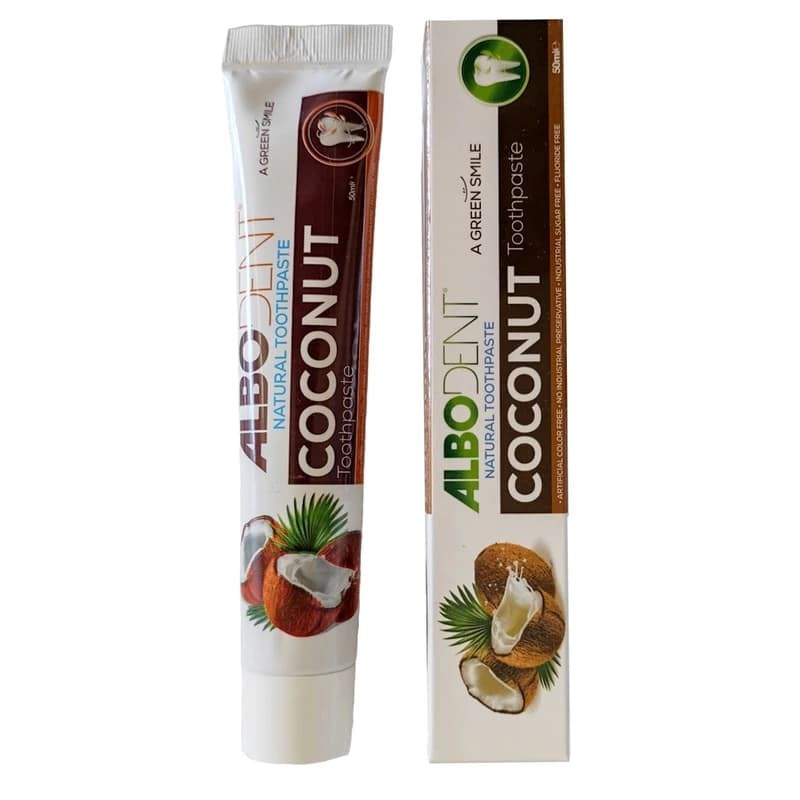 خمیر دندان آلبودنت نارگیل coconut