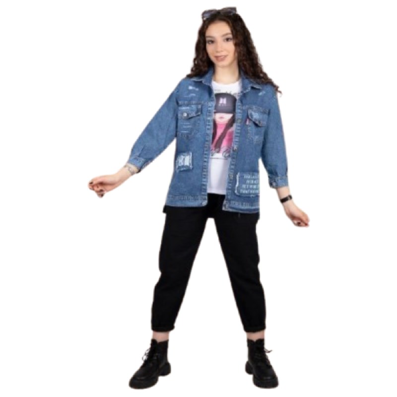 کت لی دخترانه نیک پوشان (تولید سفارشی)