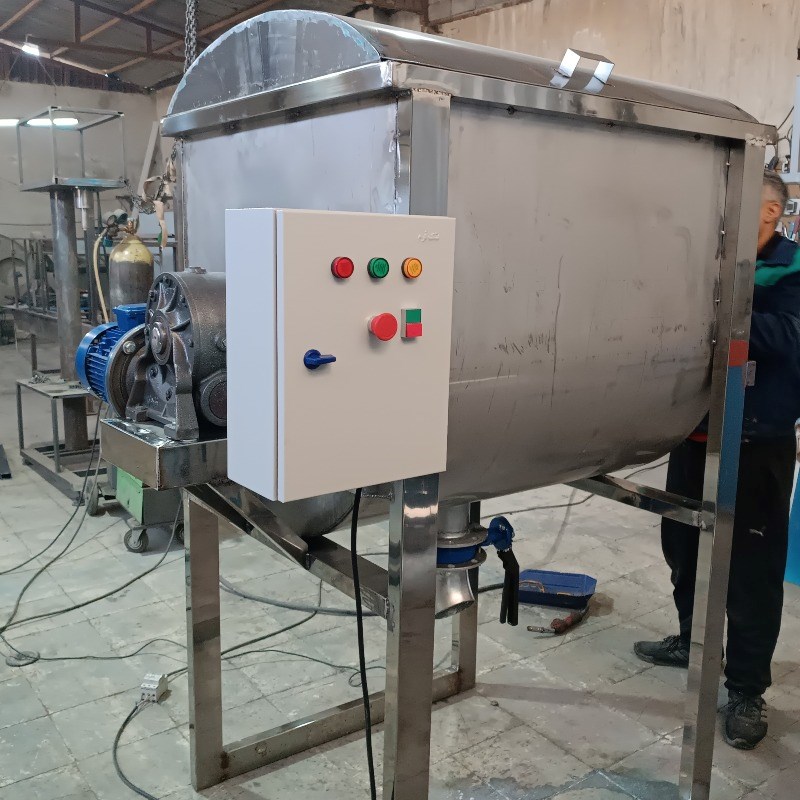 میکسر صنعتی استیل (ریبون و چرخشی)
