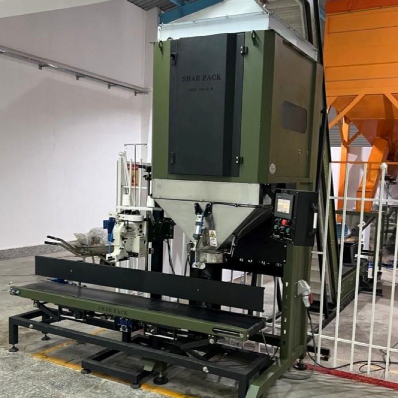 دستگله پرکن کیسه  پودری خوراک دام صنایع آرد مواد پتروشیمی