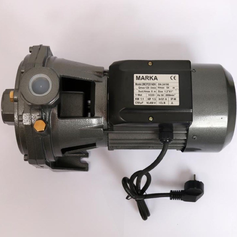 پمپ آب یک اینچ یک و نیم اسب دو پروانه بشقابی