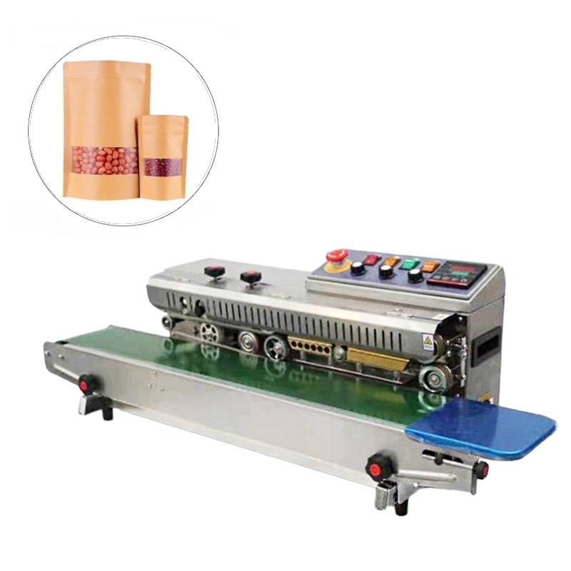 دستگاه دوخت ریلی افقی استیل با تاریخ زن جوهری آرازتک مدل SE10-SS