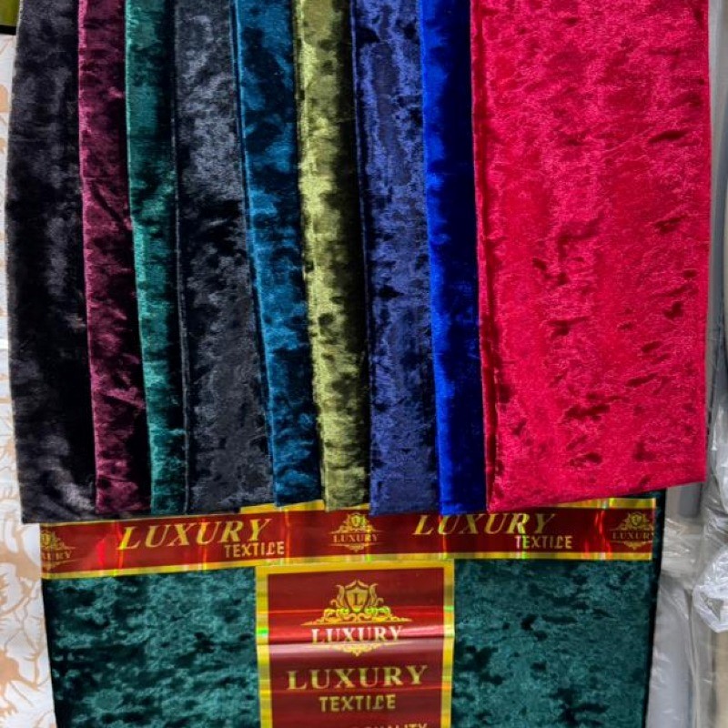 انواع پارچه های مخمل کشی و ساده