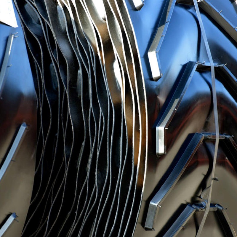 تسمه نوار نقاله آجدار عرض سفارشی