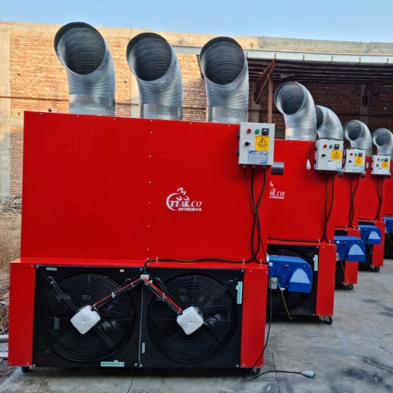 هیتر کابینتی 140 هزار قالیشویی و مرغداری