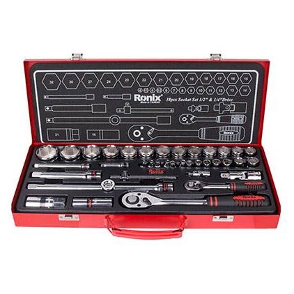 ست بکس 38 عددی رونیکس مدل RH-2638
