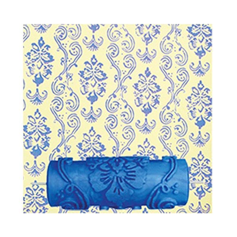 رول یدک غلطک طرحدار آبی مدل 25