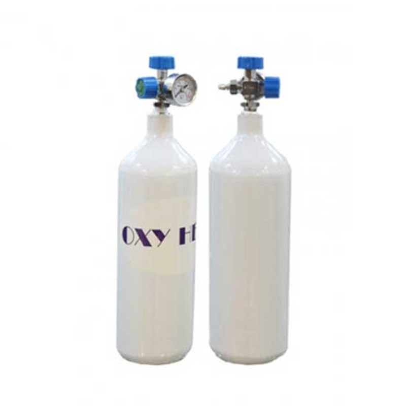 کپسول اکسیژن ۲ لیتری فولادی