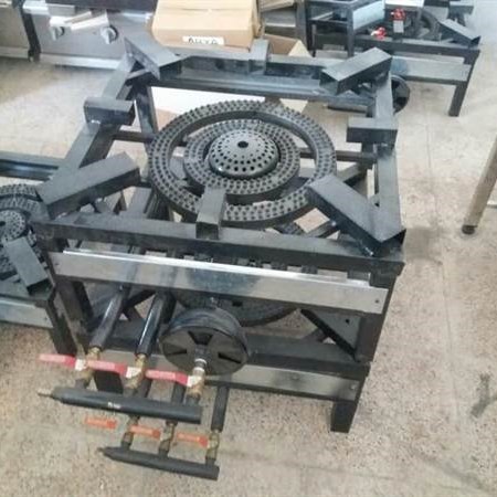 اجاق زمینی 3 شعله کوره دار پروفیل آهنی