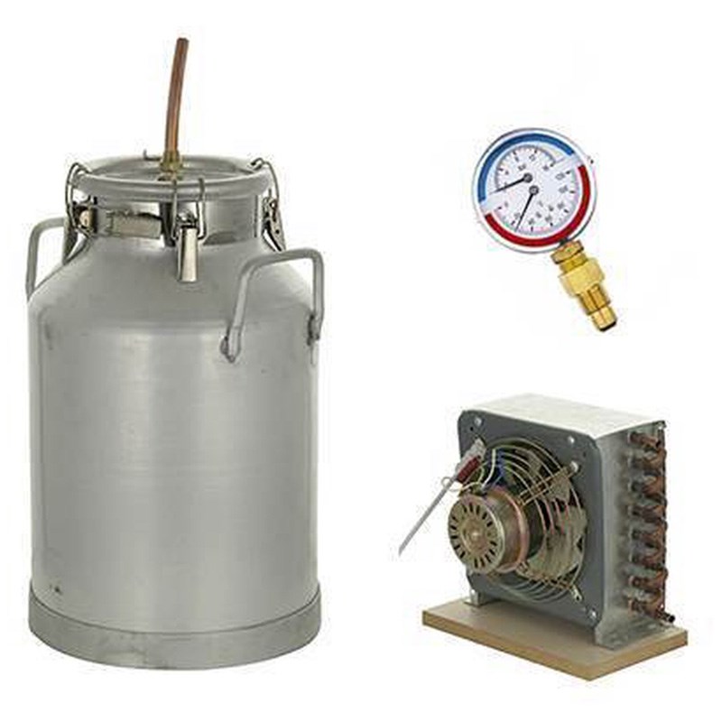 دستگاه تقطیر و دستگاه عرق گیری 150 لیتری 8 چفت با 2 کنداسور برقی و ترمومانومتر مدل 16216