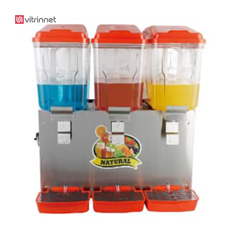 دستگاه شربت سرد کن سه مخزن مدل استار