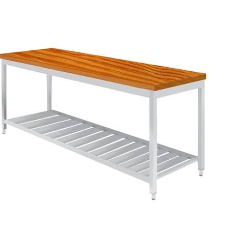 میز کار یک متری با صفحه چوب