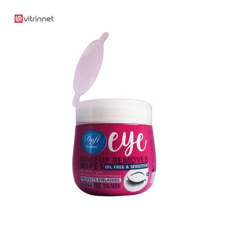 دستمال مرطوب پاک کننده چشم دافی بسته ۴۵ عددی