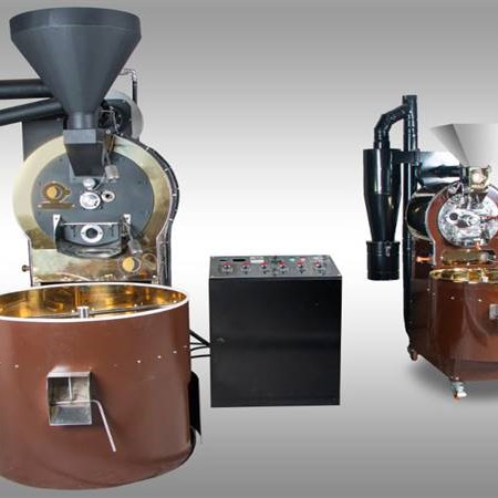 دستگاه روستر قهوه 15 کیلویی با دود سوز با مشعل گازی