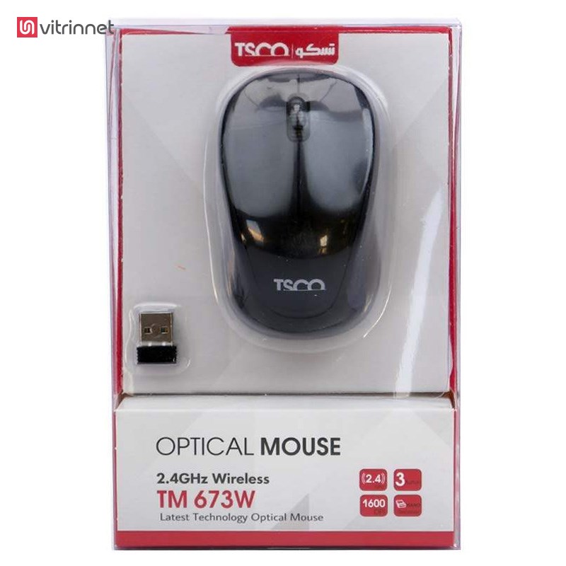 ماوس بی سیم تسکو TM673W