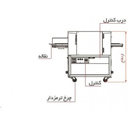 فر پیتزا ریلی 3040N