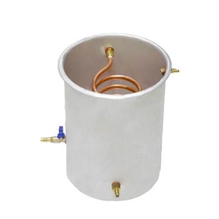 دستگاه تقطیر و دستگاه عرق گیری 40 لیتری 4 چفت با کندانسور آبی بدون ترمومانومتر