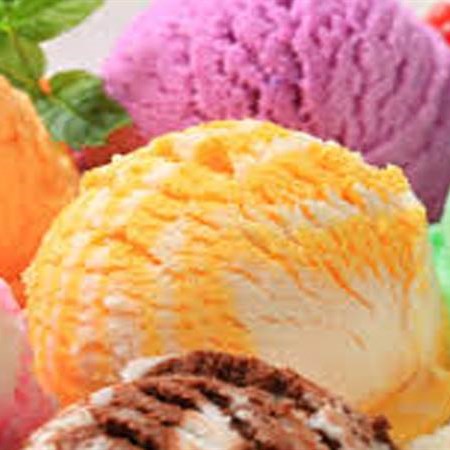 تاپینگ بستنی میوه ای