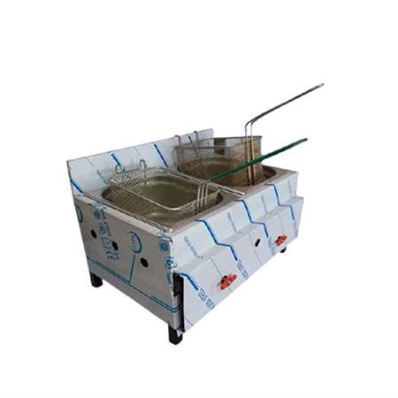 دستگاه سرخ کن رومیزی دو لگن گازی