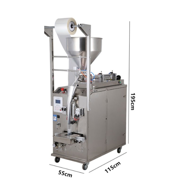 پرکن ساشه مایعات غلیظ 3 طرف دوخت با محدوده توزین 5 تا 50 گرم