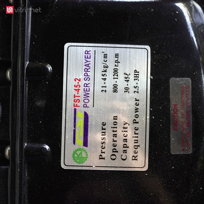 سمپاش 100 لیتری فرغونی با موتور طرح هوندا چین و پیستونی 45 و شلنگ 50 متری و لانس ترک