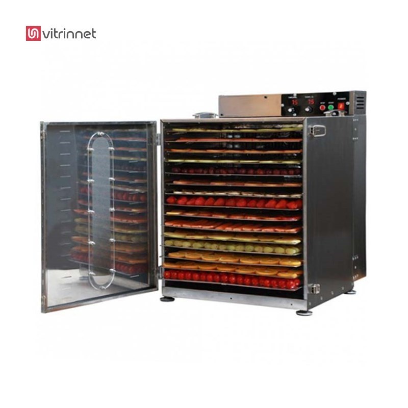 دستگاه میوه خشک کن صنعتی 15 سینی برقی مدل D500