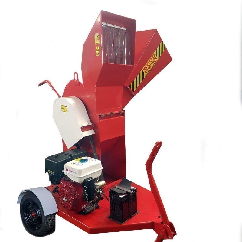 دستگاه کراشر چوب و برگ خرد کن آسیاب دار مخصوص نخل دودریچه مدل TP520