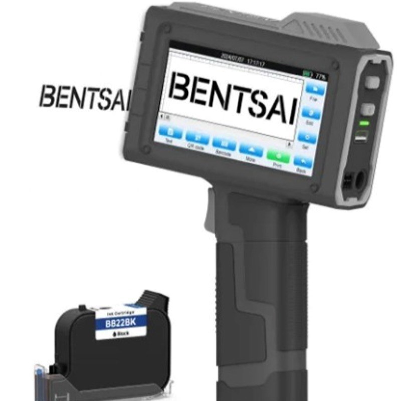 دستگاه جت پرینتر دستی 6205BL با قابلیت نصب بر روی نوار نقاله