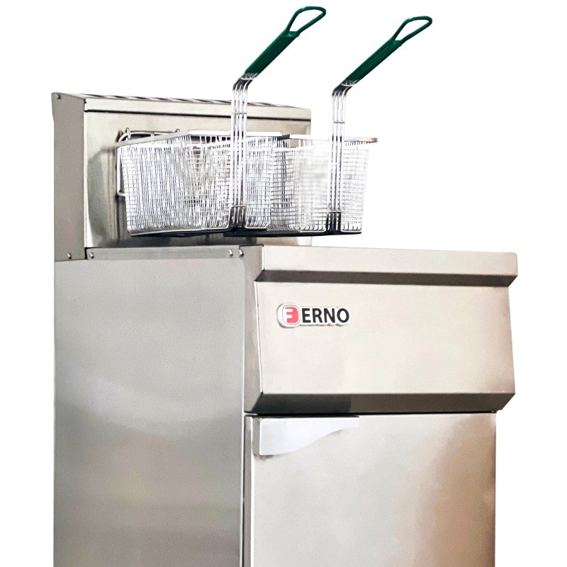 سرخ کن صنعتی دو سبد