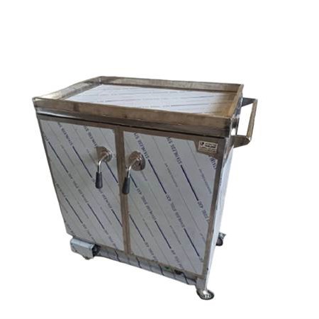 ترولی گرمخانه دار 50 نفره برقی غذا با ترموستات مکانیکی