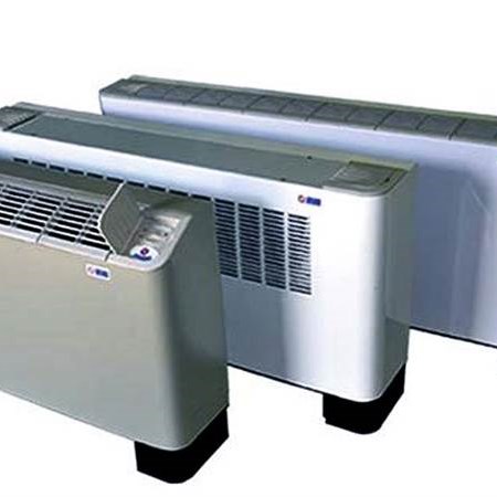 فن کویل زمینی بالازن مکش از زیر با سینی گالوانیزه طرح صبا 300 CFM مدل 22062