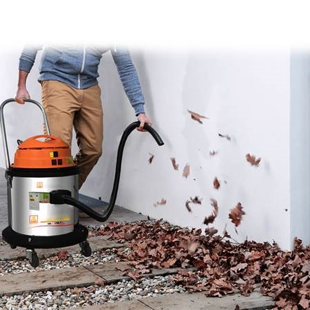 جارو برقی نیمه صنعتی دو موتور ویلایی خاک مدل v4000