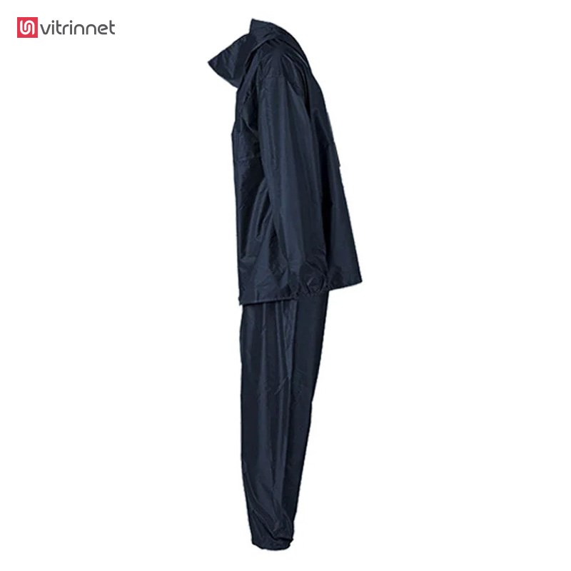 لباس کار بادگیر و شلوار شمعی پشت لاستیک ضد آب سرمه ای