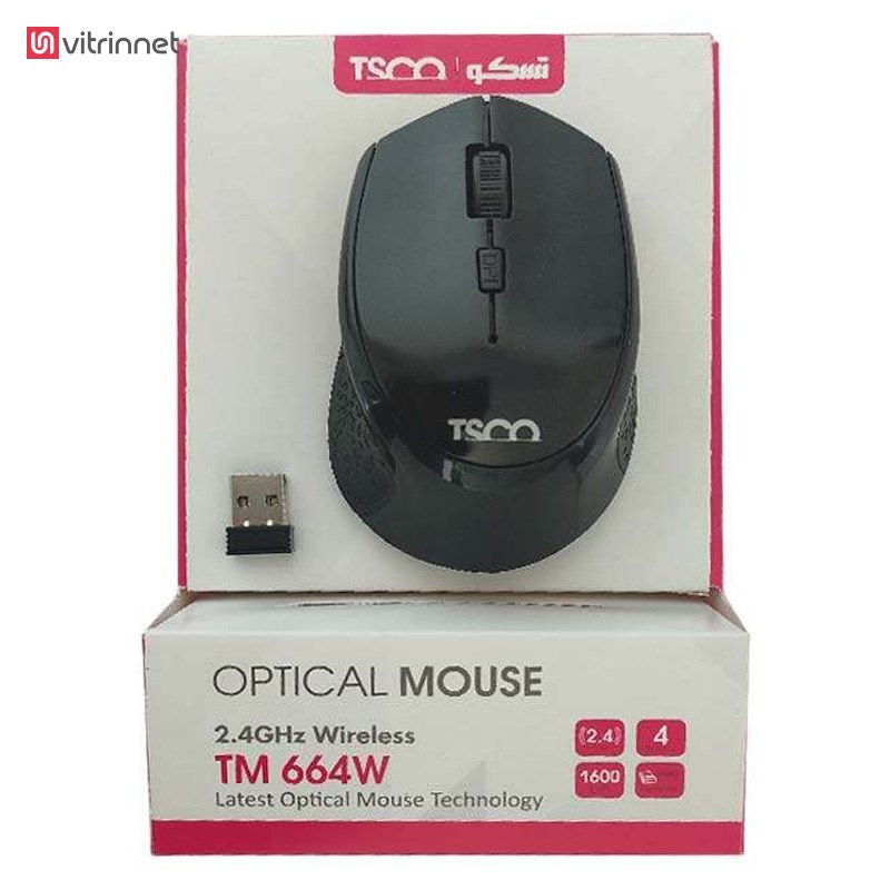 ماوس بی سیم تسکو TM664W