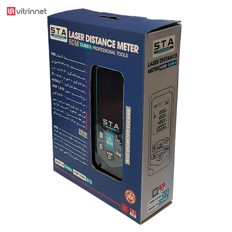 متر لیزری حرفه ای ۱۰۰ متری اس تی آ