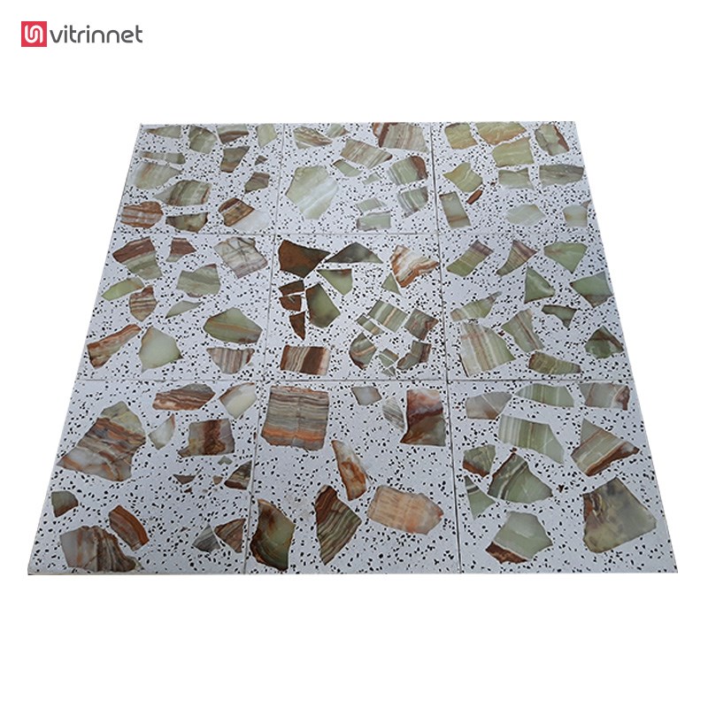 موزاییک لاشه ای مرمر سبز