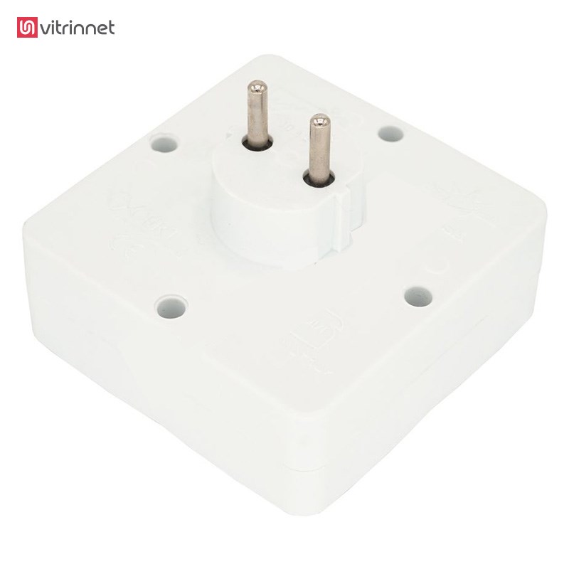 چند راهی برق 4 خانه دوشاخه دار فوسا مدل M100