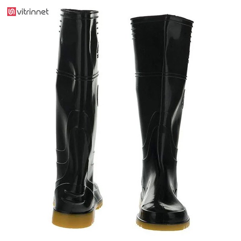 چکمه لاستیکی مشکی شهپر