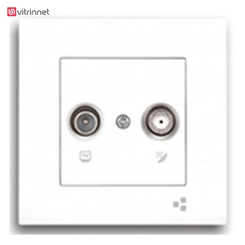 کلید و پریز متودو - سفید