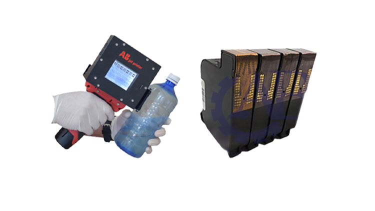 جت پرینتر دستی پرتابل سنسور دار وکارتریج 45 HP پایه الکل