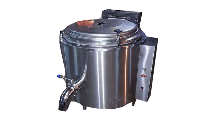 دیگ صنعتی مکعبی 250 و 350 لیتر