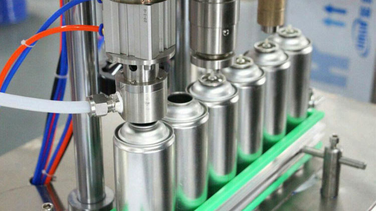 دستگاه اسپری پرکن نیمه اتوماتیک