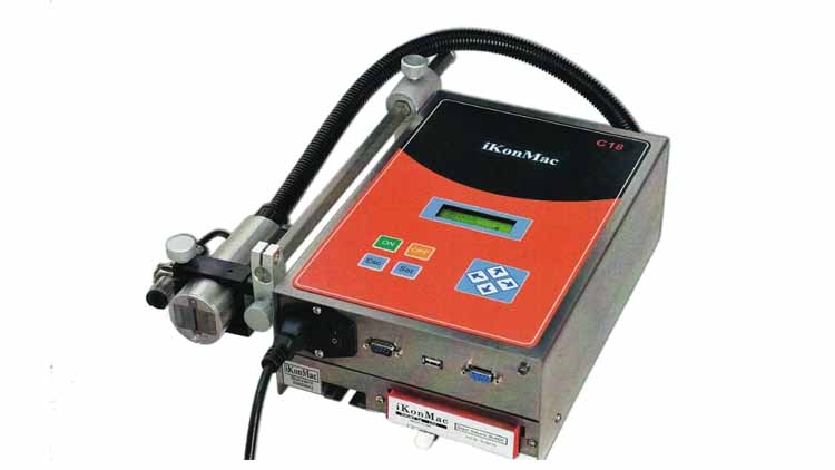 جت پرینتر صنعتی تک رنگ IKonMac مدل c18