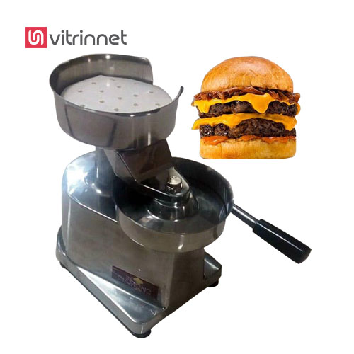  دستگاه همبرگرزن دستی مناسب تولید همبرگر در فست فود‌ها و سوپر پروتئین‌ها می باشد 