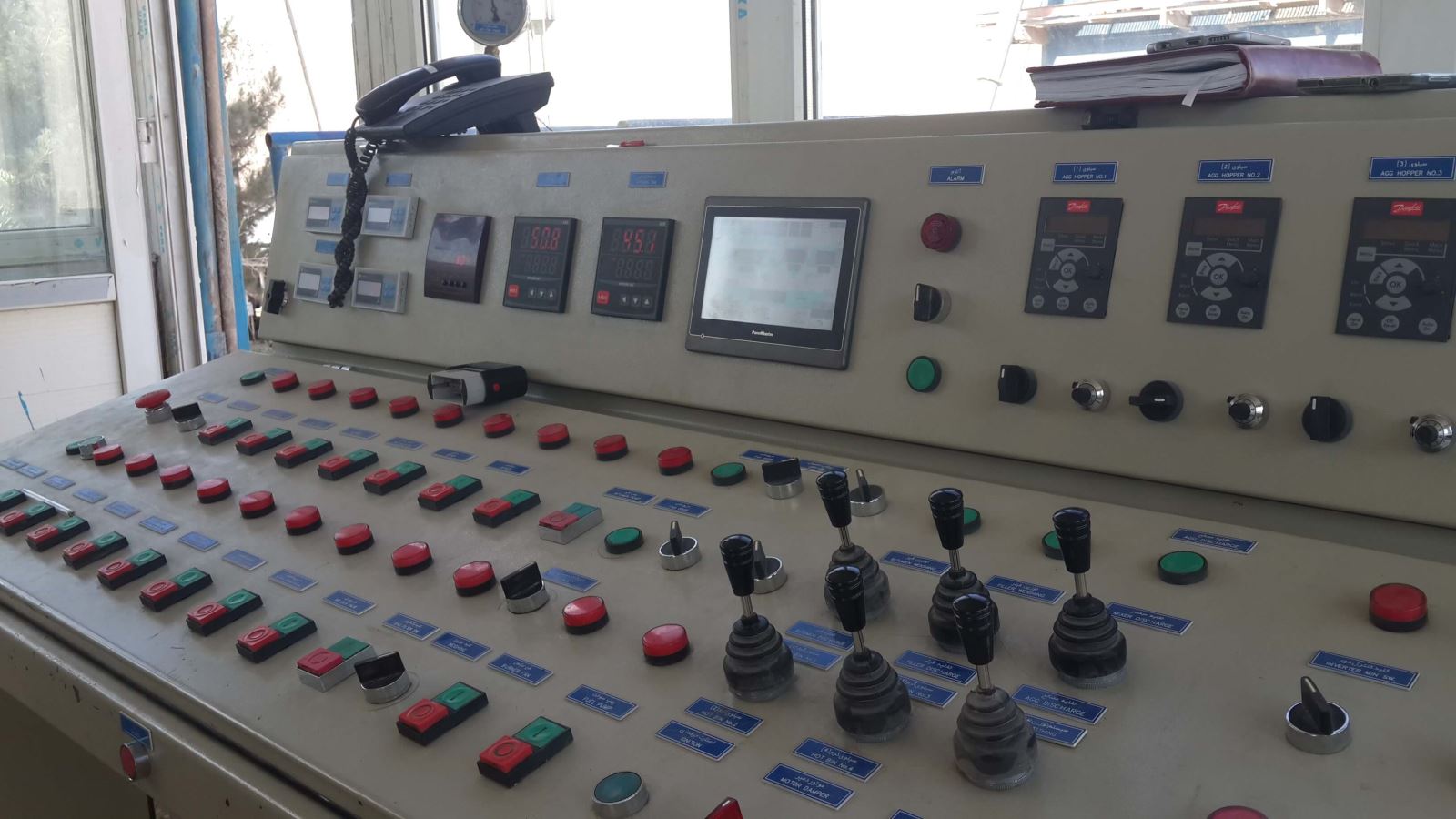 سیستم کنترل کارخانه اسفالت-اتوماسیون آسفالت-توزین آسفالت