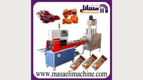 دستگاه بسته بندی لواشک ورقه ای